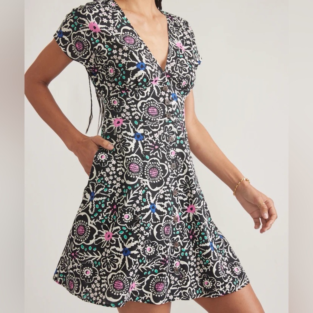 Marine Layer Camila floral print mini dress - Size S